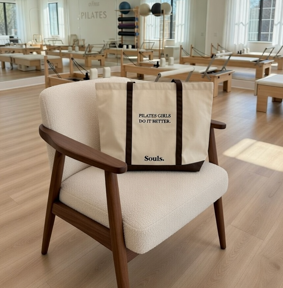 Pilates Girls Do it Better Tote Bag