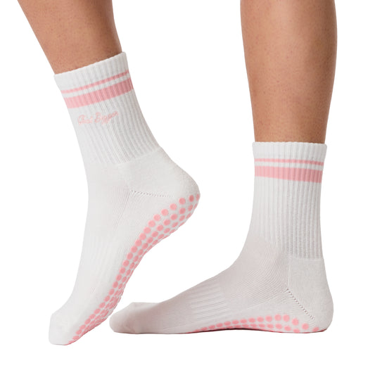 Pink Goal Digger Grip Socks
