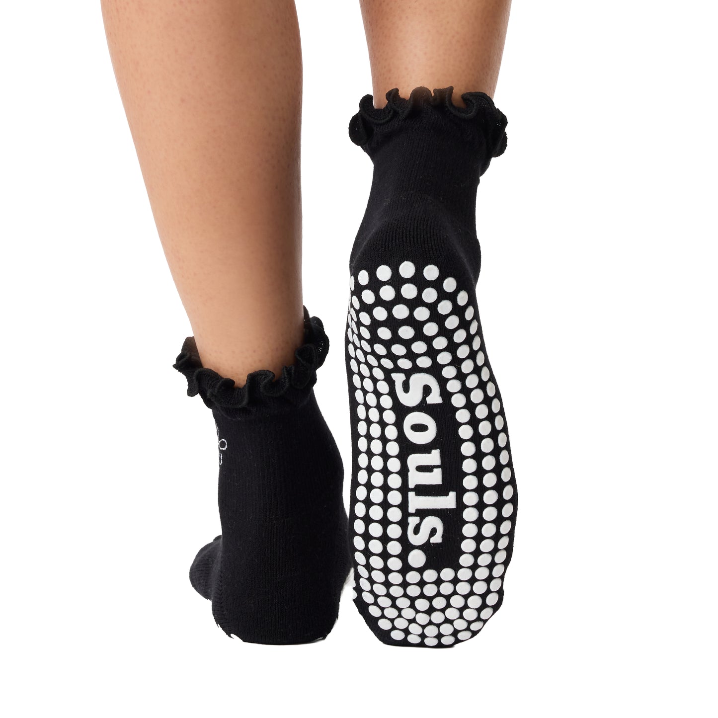 New Beginnings Black Grip Socks