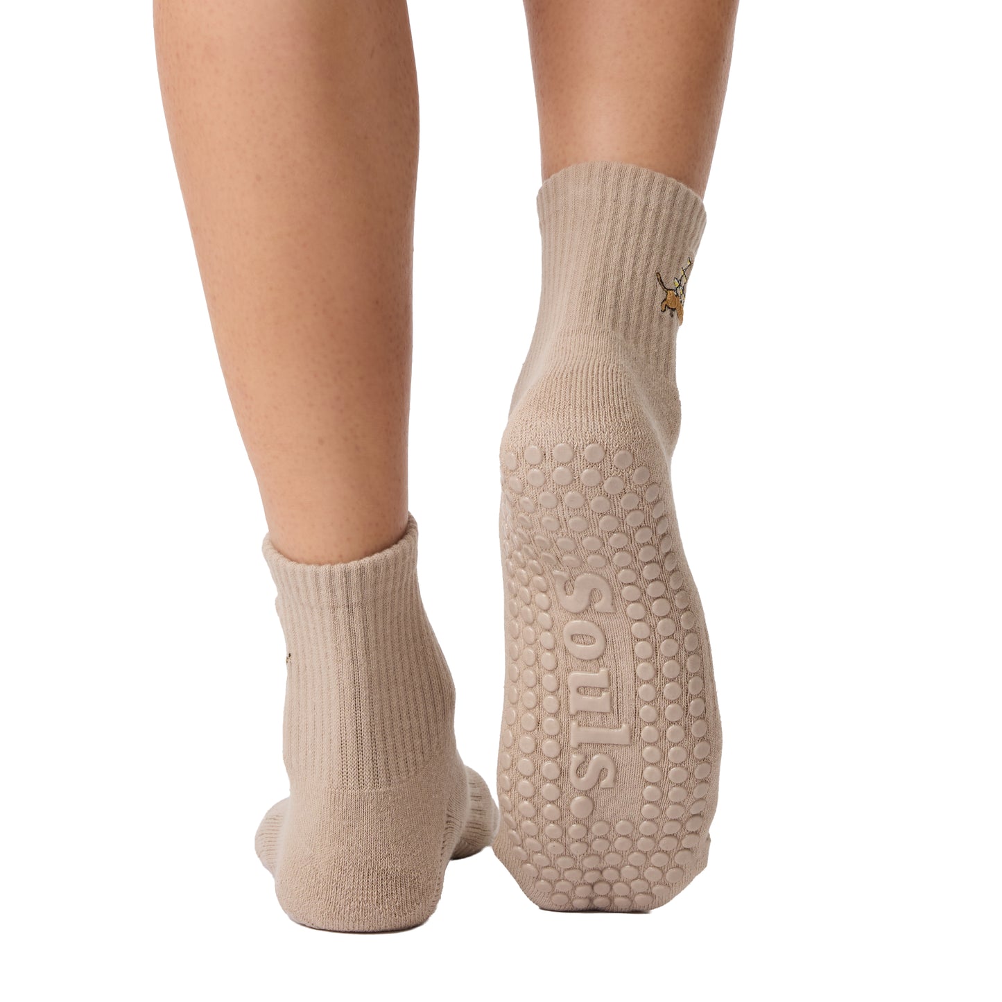 Champagne Pup Grip Socks