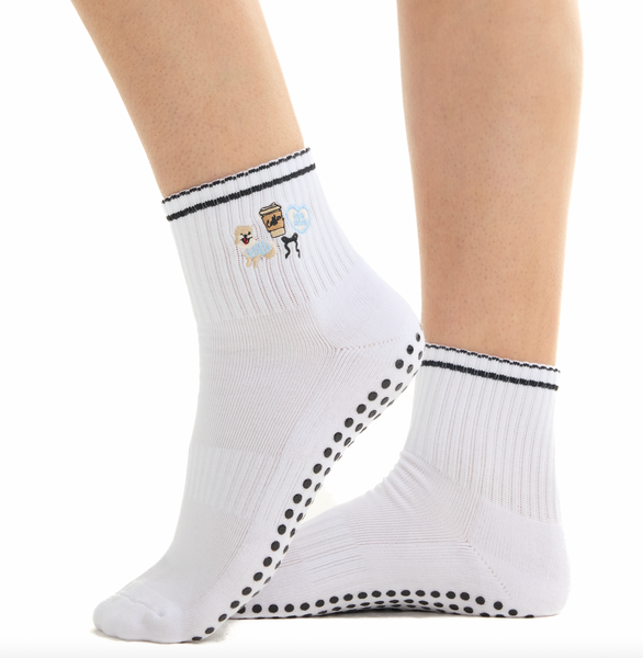 Souls. x Love Leo Dog Mom Grip Socks | Non Slip Socks