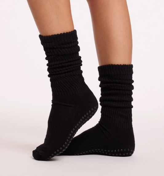 Black Cloud Grip Socks