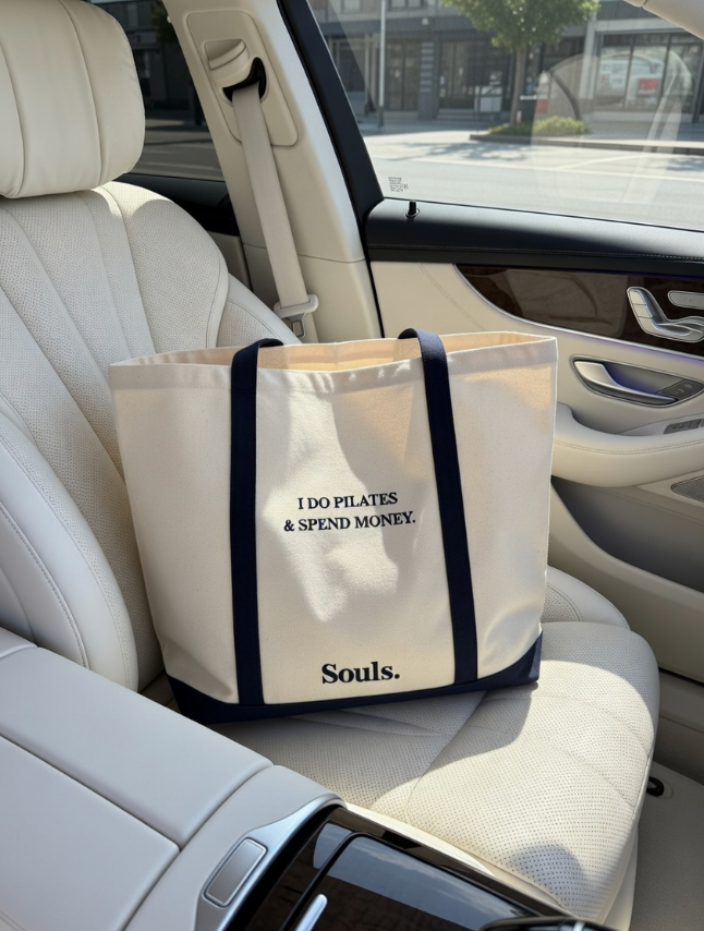 I do Pilates & Spend Money Tote Bag