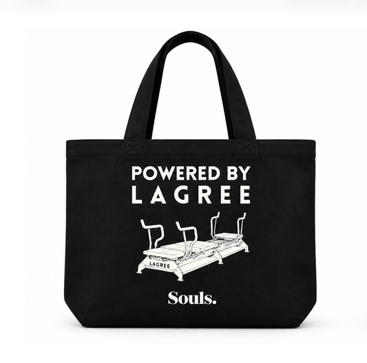 Powered by Lagree Tote Bag