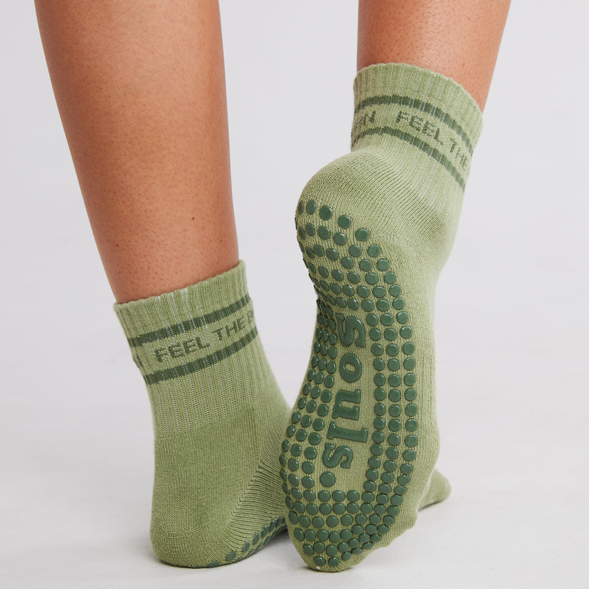 Feel The Burn Grip Socks