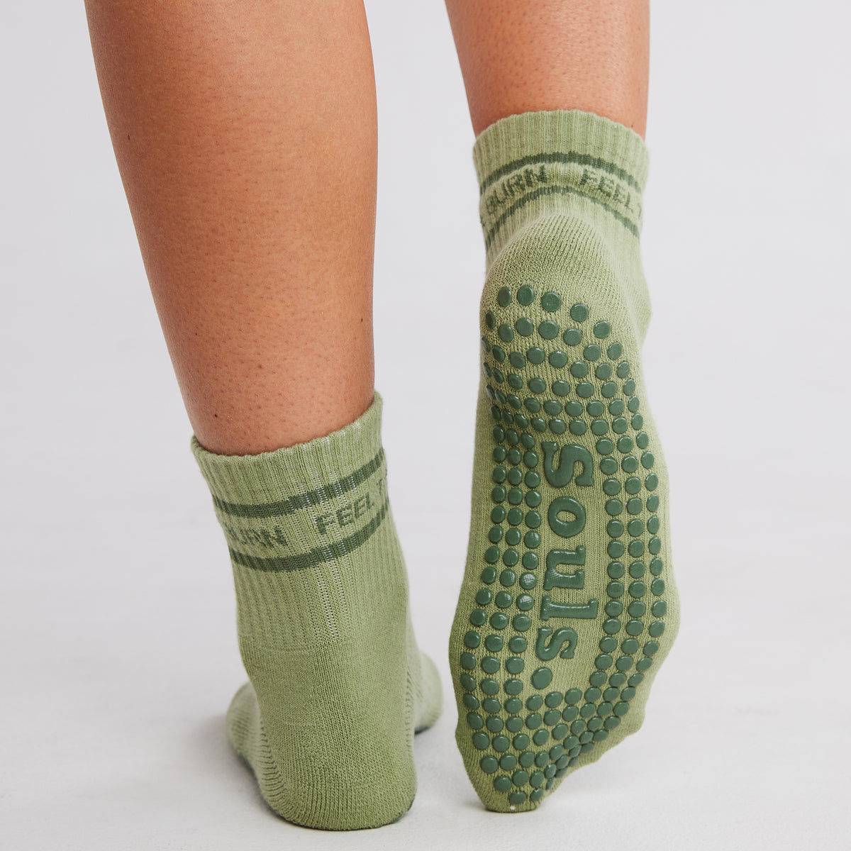 Feel The Burn Grip Socks