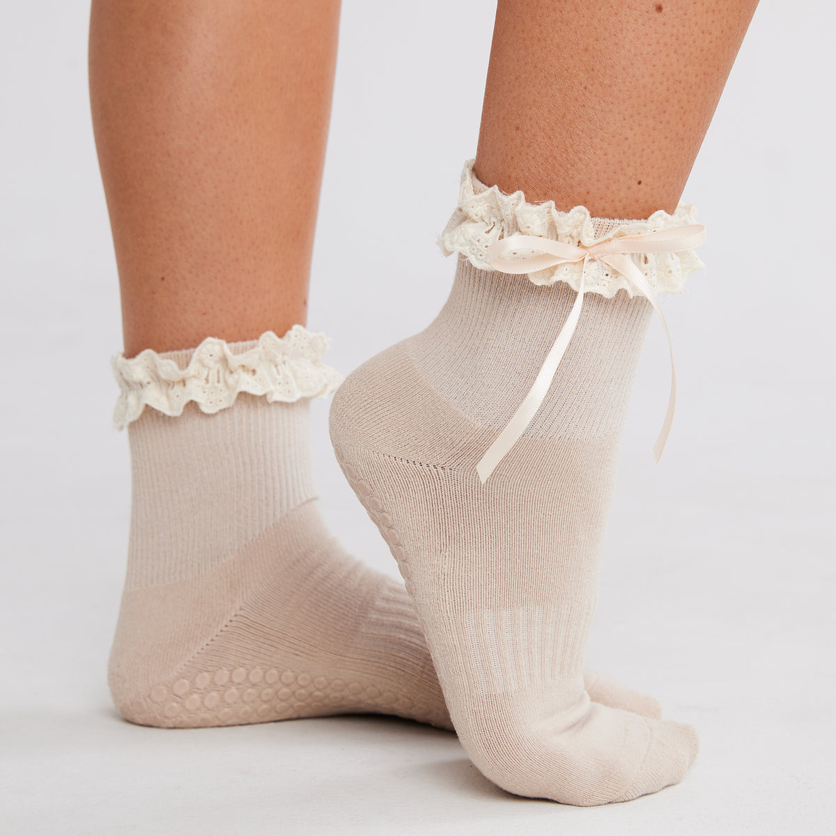 Lace Me Up Grip Socks