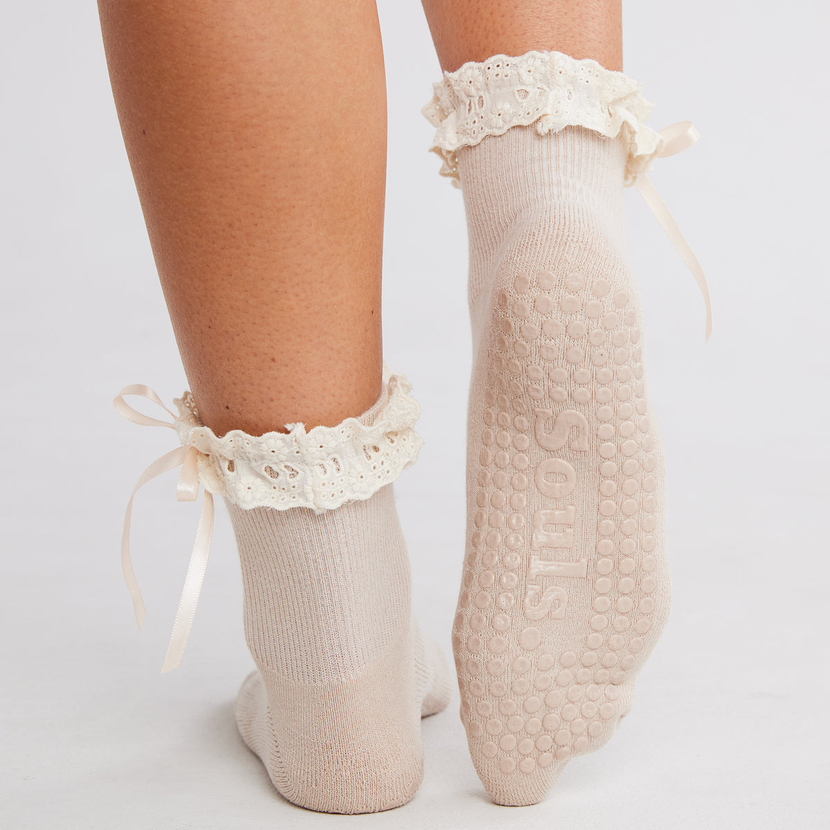 Lace Me Up Grip Socks